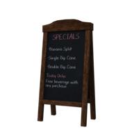 blackboard menu