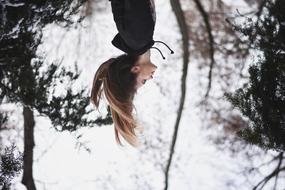Girl Outdoors Walk
