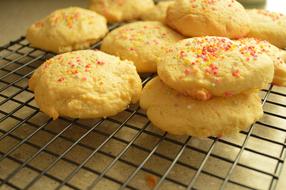 Hot crispy cookies on the stovetop