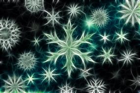 christmas snowflake background