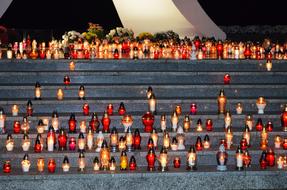 Candle The Tomb Of Cemetery
