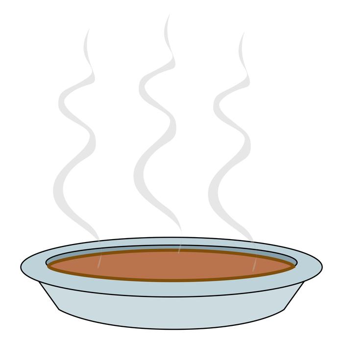 hot bowl of soup