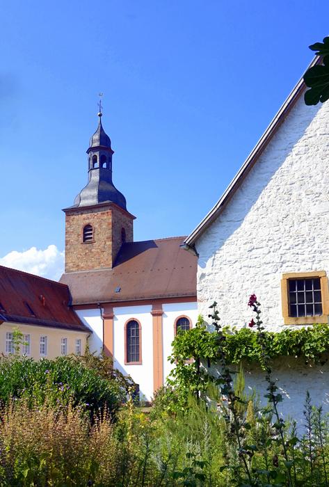 Village Church Garden Steeple