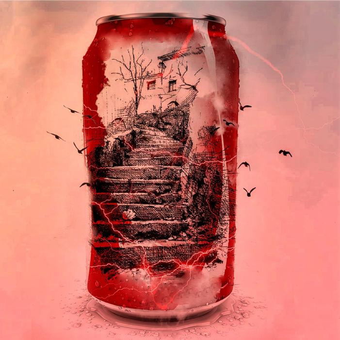 red mason jar