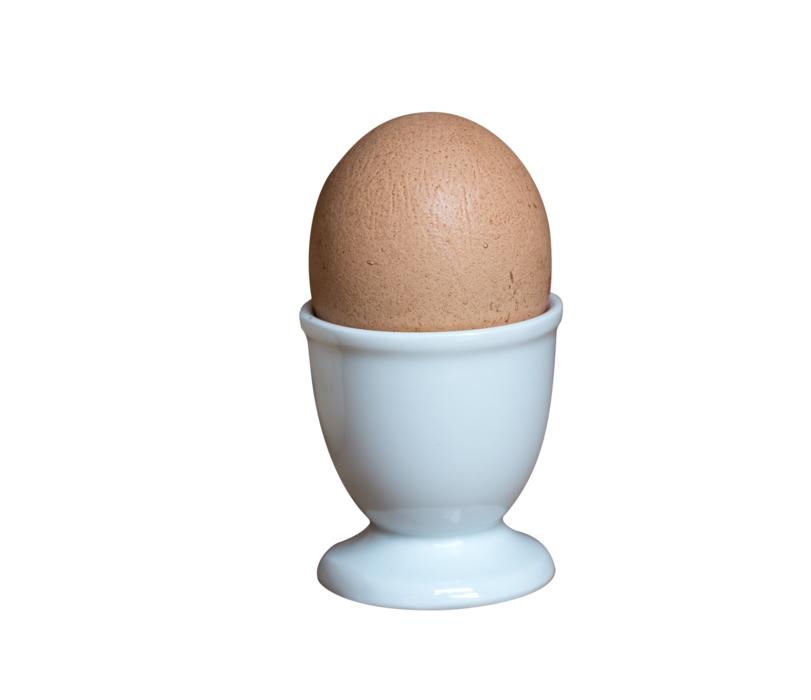 boiled egg in a stand