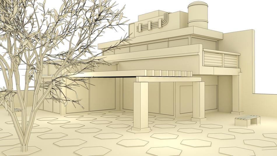 drawing house graphics