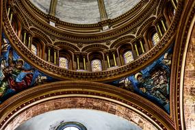 a beautiful building with a roof and patterns