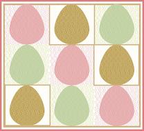 graphic easter eggs pattern