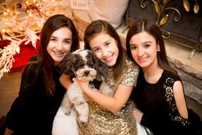 the sisters smile a lot