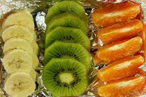 delicious fruit snacks on a plate