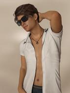 Man Beautiful Sunglasses