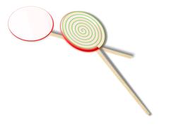 colorful lollipops on sticks