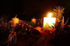 candle trees christmas