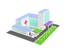hospital treatment 3d drawing