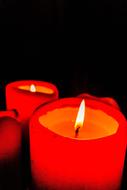 candles black red kind