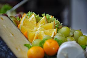 Healthy sweet sliced fruit