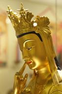 golden buddha mask india