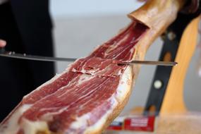 sliced piece of meat