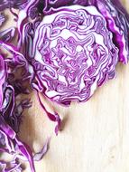 Healthy sliced cauliflower