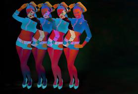 women pin up vintage retro female
