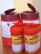 Containers For Medical Waste close-up