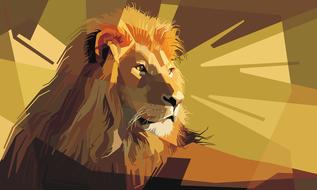 the big lion in geometry