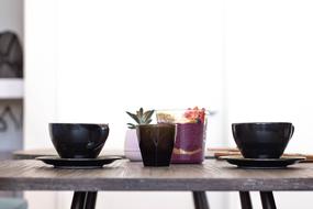 coffee mugs on the table