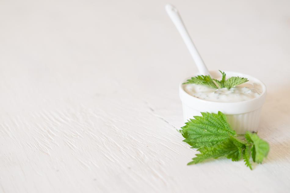 Background Nettle Yogurt
