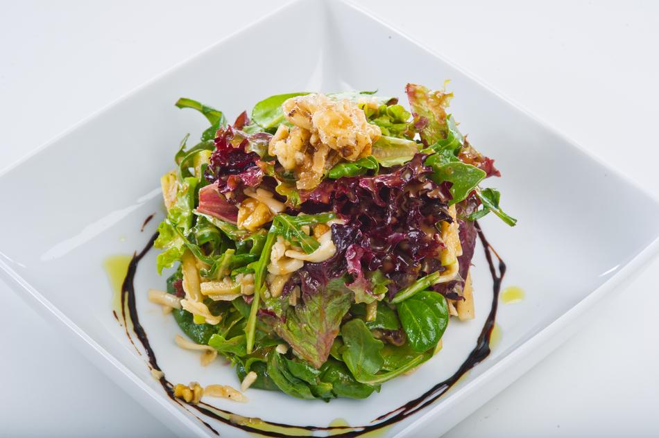 Healthy tasty salad with vegetables