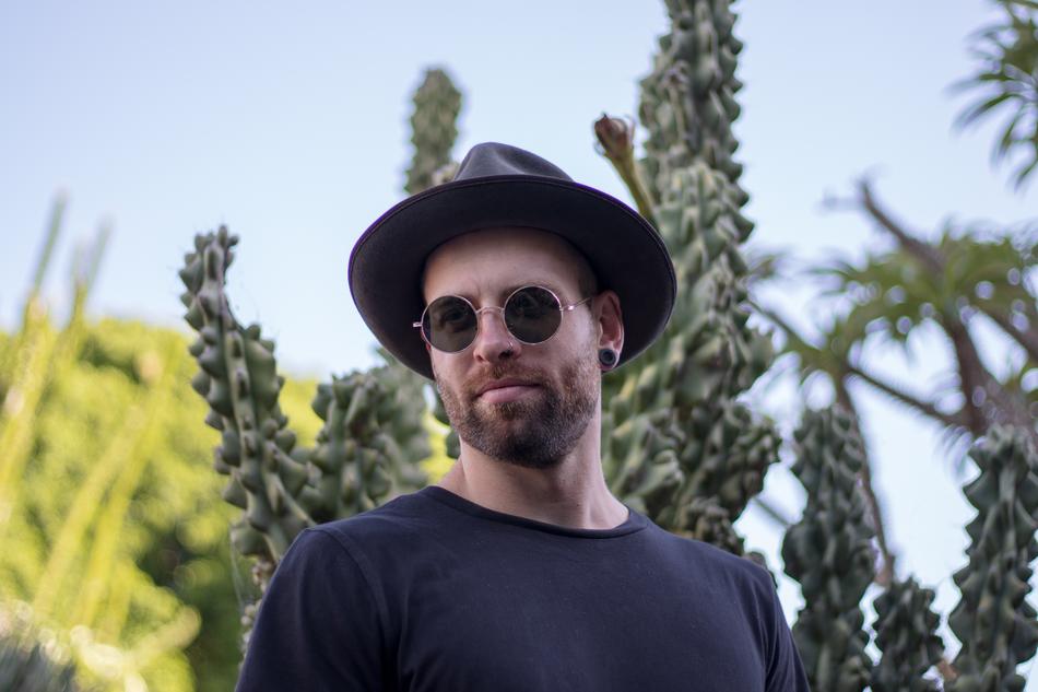 portrait of handsome man in hat