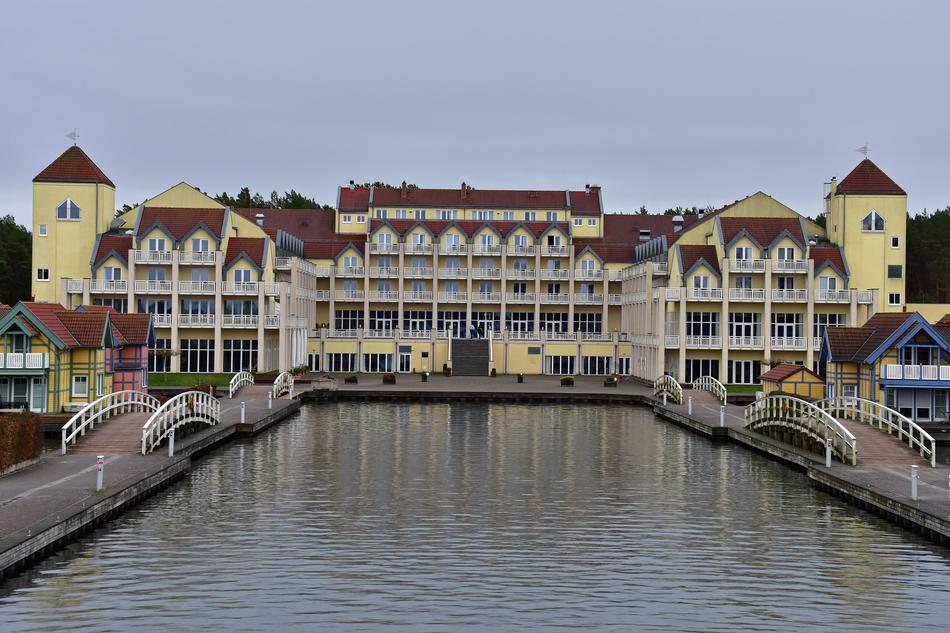 water pool at the tourist hotel