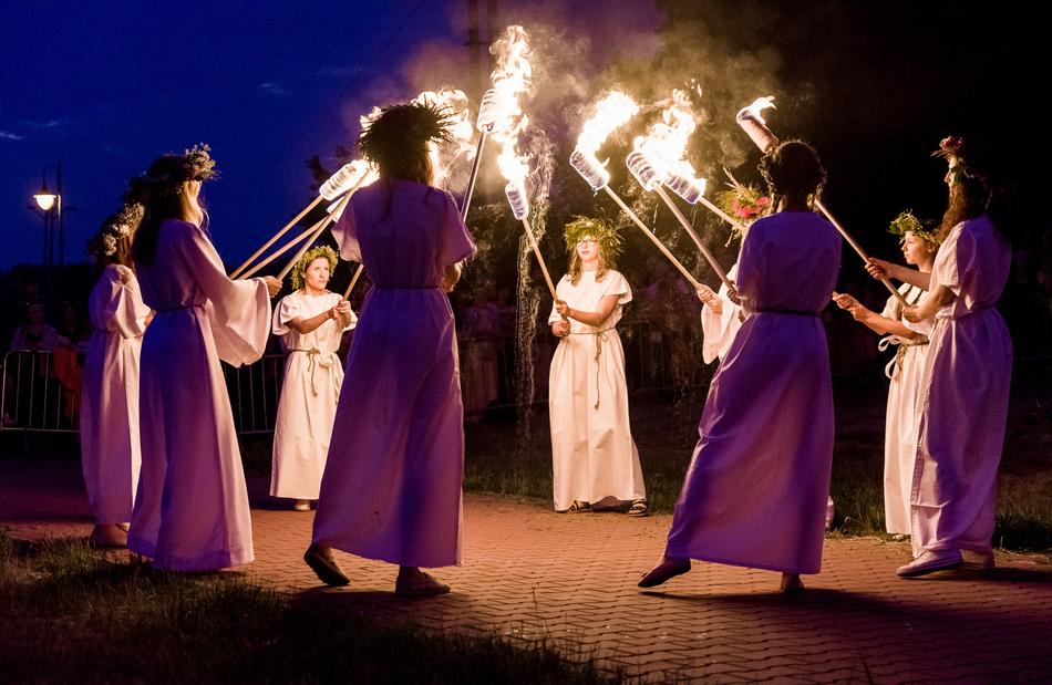 The Night Of Kupala Fire Dance An