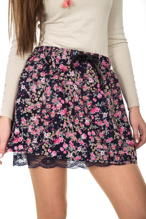 the flowered skirt is black