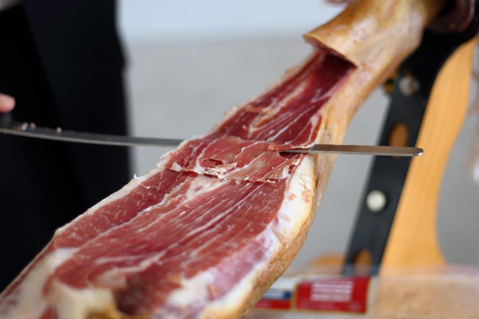 sliced piece of meat