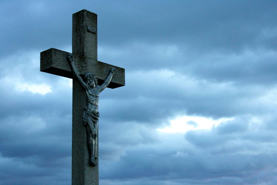 Jesus Statue Clouds
