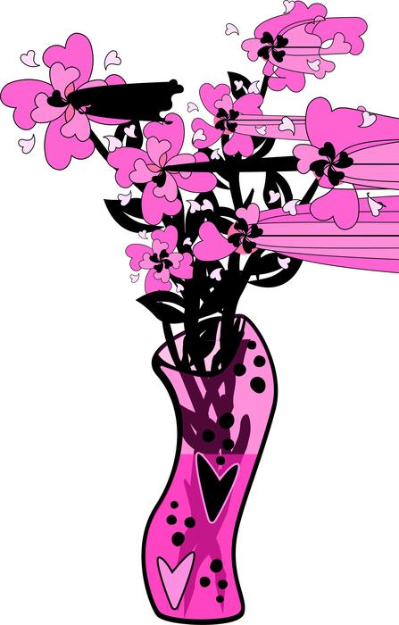 graphic valentine hot pink