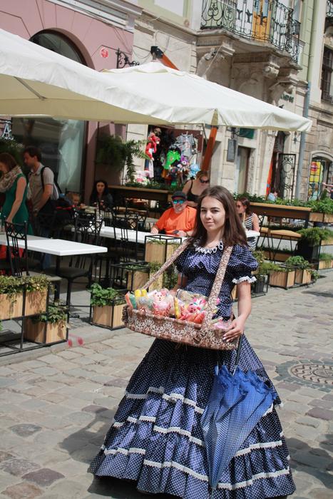 Girl Saleswoman Ukraine
