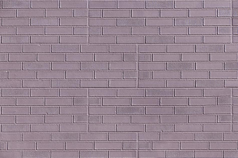 brick pink wall view
