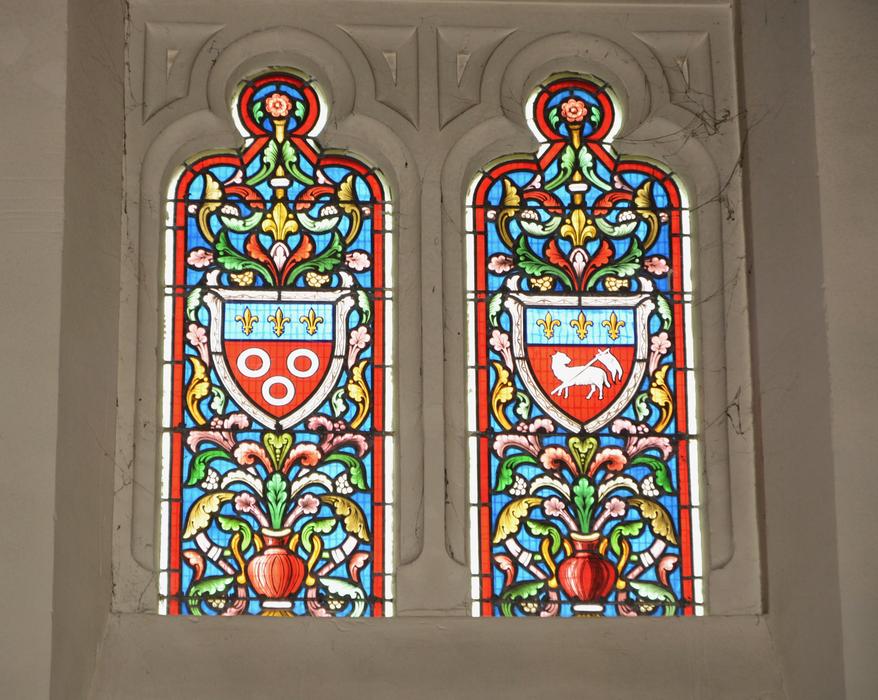 beautiful pattern in the windows