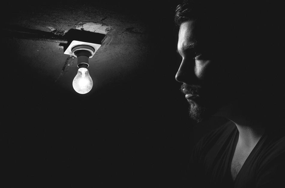 Faded Thought Bulb