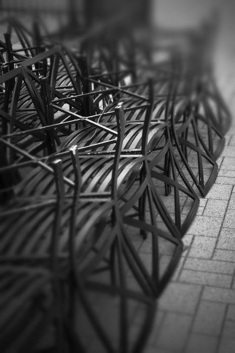 bench iron chair