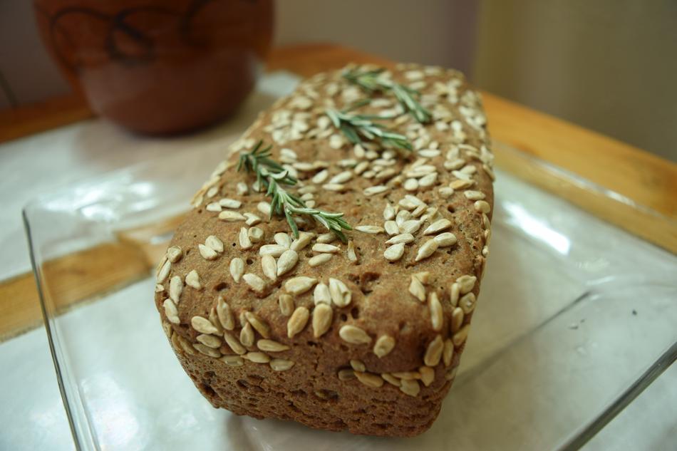 grain and grass bread