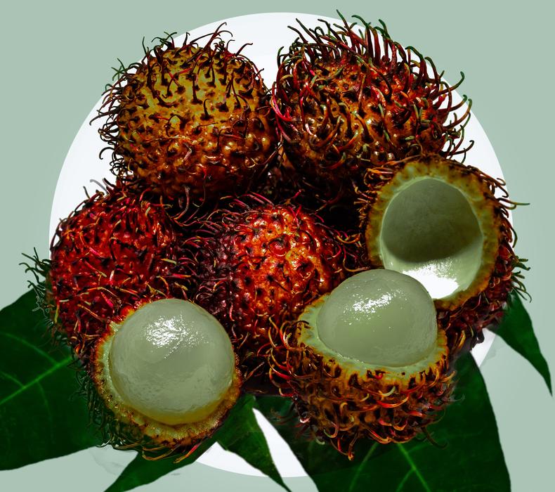 Tropical juicy fruit sweet
