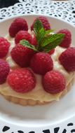 Delicious dessert with sweet apples