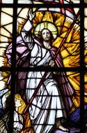 Church Window Ascension Of Christ