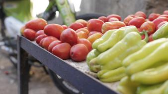 ripe delicious vegetables on the table