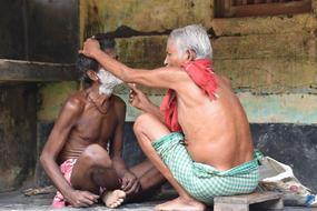 Odisha India Barber