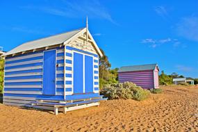 colorful houses in the field