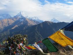 clothesline in the mountains