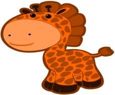giraffe colored mane cute